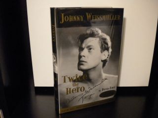 Johnny Weissmuller Twice The Hero by David Fury 2000 1st Ed Signed  