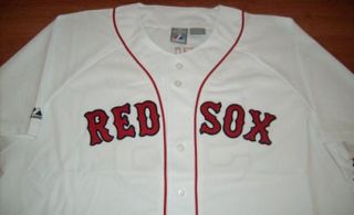 Jonathan Papelbon Boston Red Sox Jersey 4XL Majestic MLB Home White Stitched  