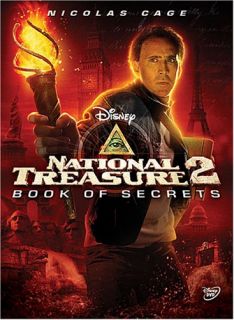 DISNEY National Treasure 2 Book of Secrets DVD 2008  