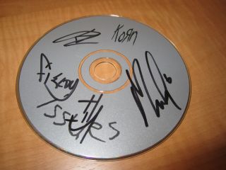 Korn Group Signed Autographed CD Jonathan Davis A  