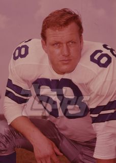 1964 Topps Football Original Color Negative Jim Boeke Dallas COWBOYS  