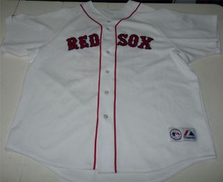 Majestic Josh Beckett Boston Red Sox MLB Stitched Baseball Jersey Mens XXL 2XL  