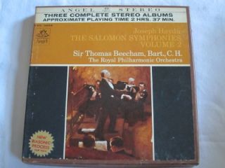 Joseph Haydn Salomon Symphonies Vol 2 4 Track Reel To Reel Tape  