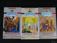 Lot of 13 Hanna Barbera Religious Storys from The Bible VHS Tapes Beautiful Cond  