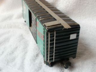 Handmade 0 027 Wood Metal Great Northern Railroad Freight Train Box Car Boxcar  