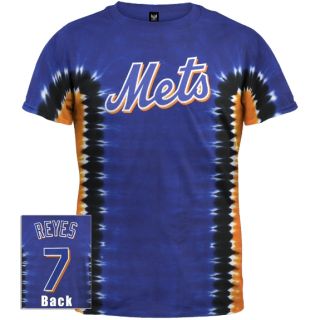 New York Mets Jose Reyes 7 Tie Dye T Shirt Medium  