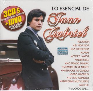 Lo Esencial De Juan Gabriel CD NEW 3 Disc DVD 80 Songs Grande Coleccion  