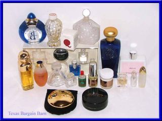 Perfume Bottle Collection Miniature Prada Hermes Leiber  