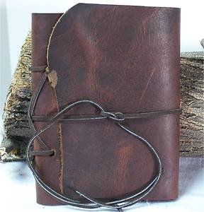 Handmade Leather Pocket Journal Art Diary Travel Agenda CWR 6X4 5 Brown Bison  
