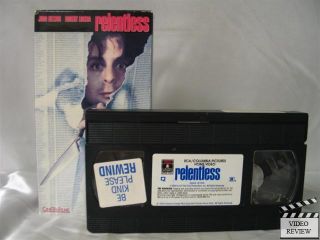 Relentless VHS Judd Nelson Robert Loggia Meg Foster 043396904934  