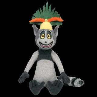 Ty King Julien The Lemur Madagascar Beanie Baby Mint with Mint Tags