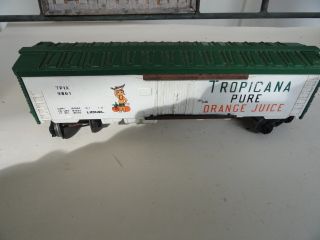 RARE Lionel Tropicana Orange Juice Billboard Reefer Train Car No 9861