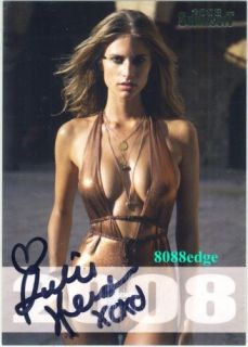 2008 SI Swimsuit Autograph Auto Card Julie Henderson