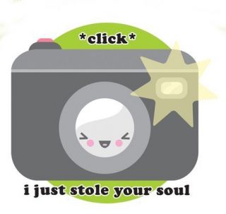 Just Stole Your Soul Camera Kawaii Sticker Vinyl Decal