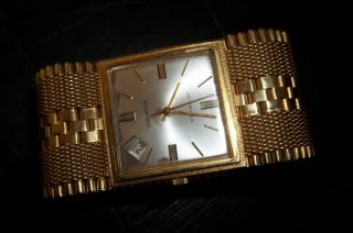 Juvenia 18K Gold Mens Watch 25J Automatic  One Owner Me