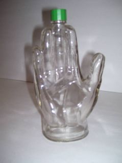Vintage Hand Shaped Bottle Kahane Hand Lotion 1950S
