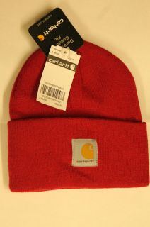 Carhartt Independence Red Sock Watch Cap Hat Beanie New A18