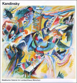 Wassily Kandinsky Stadtische Galerie German Poster Oversize Huge