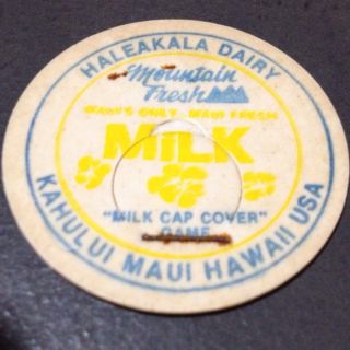 Mountain Fresh Milk Cap Cover Game POG Maui Hawaii Kahului