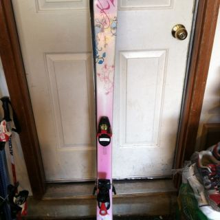 K2 Luv Bug Girls Skis Pink 136 cm Salomon Bindings