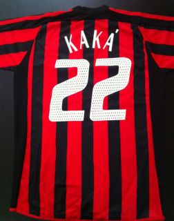 Shirt Men AC Milan Kaka Short Sleeve Jersey Size XL New