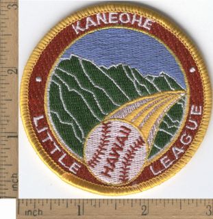 Kaneohe Hawaii Little League Baseball Patch