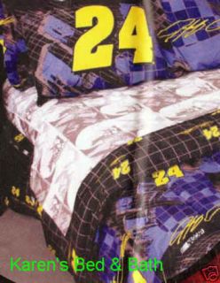 Jeff Gordon NASCAR 24 Full Bedding Bedskirt New