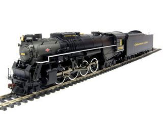 50903 2 8 4 Berkshire Steam Loco w Tender DCC C O Kanawha 2760