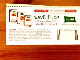 FOOD ORGANIC COUPONS 1 3 ANY KASHI ITEMS BARS CEREAL FROZEN GOLEAN ETC