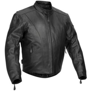 Leather Motorcycle Jacket 52 Kawasaki Harley Suzuki Goldwing