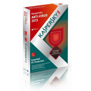Kaspersky Anti Virus 2012 2013 3 User PC 1 Year New Retail Box Windows