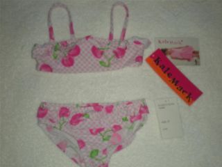 Kate Mack Biscotti bathing suit Cherry swim suit NEW baby girl size 2T