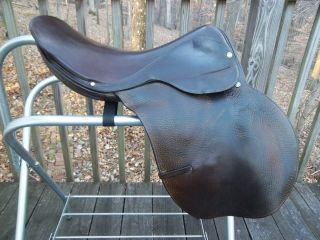 Pariani 18 Close Contact Jumping English Saddle Brown Leather Made in