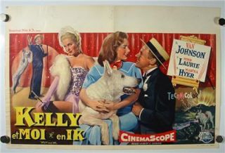 Van Johnson Piper Laurie Martha Hyer Dog Movie Kelly and Me Vintage
