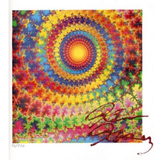 Ken Kesey Signed Acid Blotter Art Ltd Edition LSD