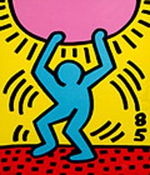 Keith Haring Litho Ltd Edition Authenticated