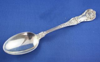 Antique c1898 Bigelow Kennard Co Sterling Silver 7 inch Dessert Spoon