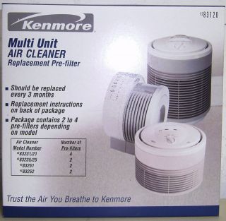 Kenmore Pre Filter for Air Cleaner Models 83231 83235