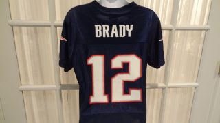 Womens New England Patriots Tom Brady Dazzle Jersey Sizes s XL