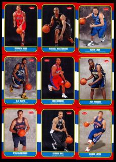 86 Retro RC Set $40 Rose Russell Westbrook Kevin Love 08 1986