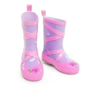 Kidorable Ballerina Ballet Rain Boots Size 12 Child