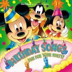 CD Disney Birthday Songs Games Fun for Kids Party RARE