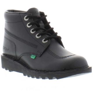 Kickers Shoes Genuine Kick Hi Black Classic Mens Boots Sizes UK 7 12