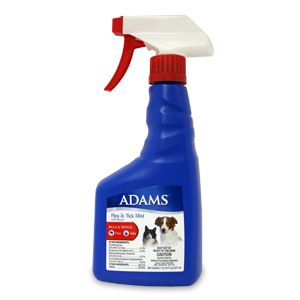 Adams Flea and Tick Spray 16 oz with Precor Kills