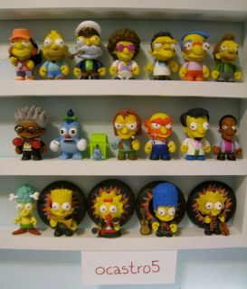 Kidrobot The Simpsons Series 1 2 Set Lot of 18 figures Chase FUNZO
