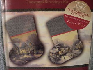 Thomas Kinkade Christmas Stocking Kit 2 Victorian Villa