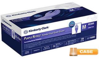 Kimberly Clark Purple Nitrile Medical Exam Gloves