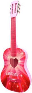 Acoustic 6 Steel String Guitar w/ Pick Kids/Childrens Instrument  Pink