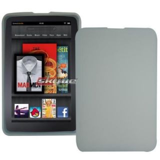 Fitted Skin Case Protection Cover Clear for  Kindle Fire Tablet
