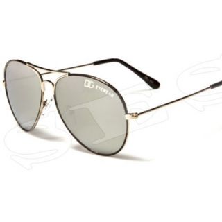 DG Eyewear Sunglasses Girls Kids Aviator Gold Brown